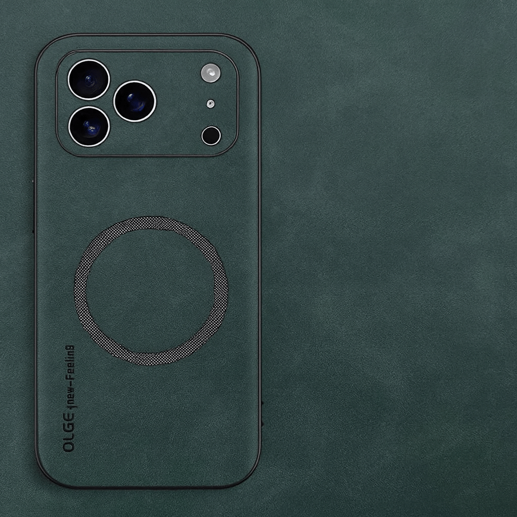 LZINA™ | LUXEGUARD – Premium Leather Phone Case with MagSafe for iPhone