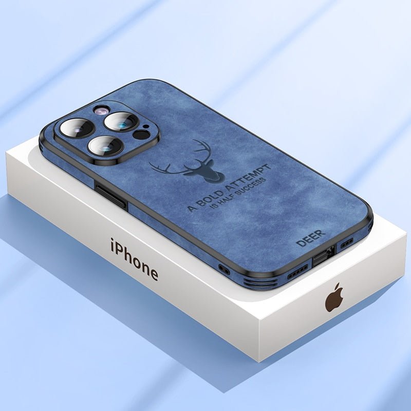 LZINA™ | LUXIGUARD LEATHER – Luxury iPhone Case with Shock Protection