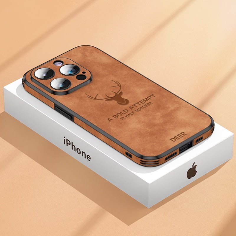 LZINA™ | LUXIGUARD LEATHER – Luxury iPhone Case with Shock Protection