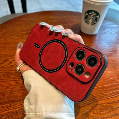 LZINA™ | Leather Magnetic Protective Phone Case