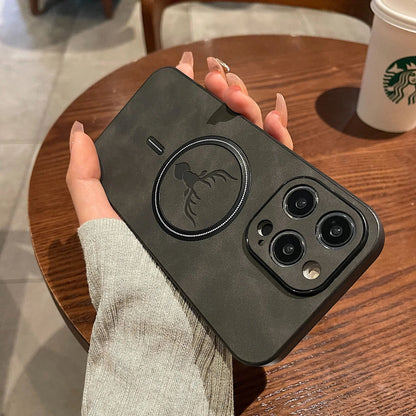 LZINA™ | Leather Magnetic Protective Phone Case