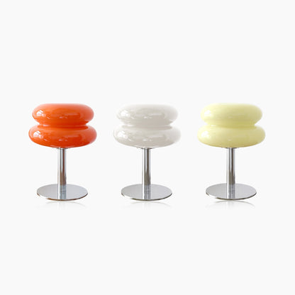 BowLift Macaron Glass Lamp: Retro-Modern Dimmable Lighting