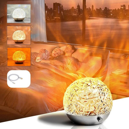 BowLift Magic Waves: Dynamic Water Wave Projection Mood Lamp