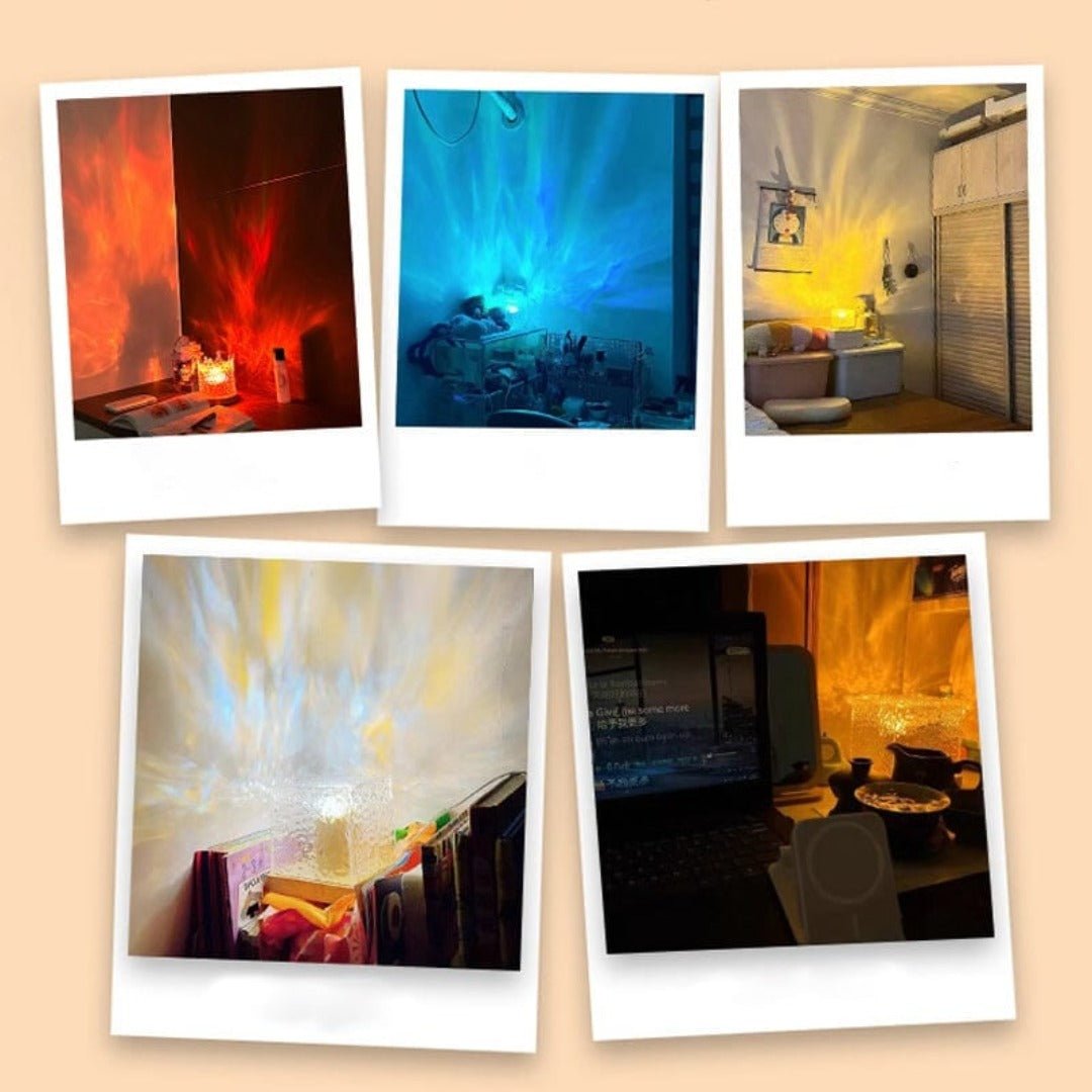 BowLift Magic Waves: Dynamic Water Wave Projection Mood Lamp