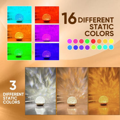 BowLift Magic Waves: Dynamic Water Wave Projection Mood Lamp