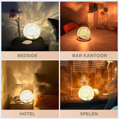 BowLift Magic Waves: Dynamic Water Wave Projection Mood Lamp