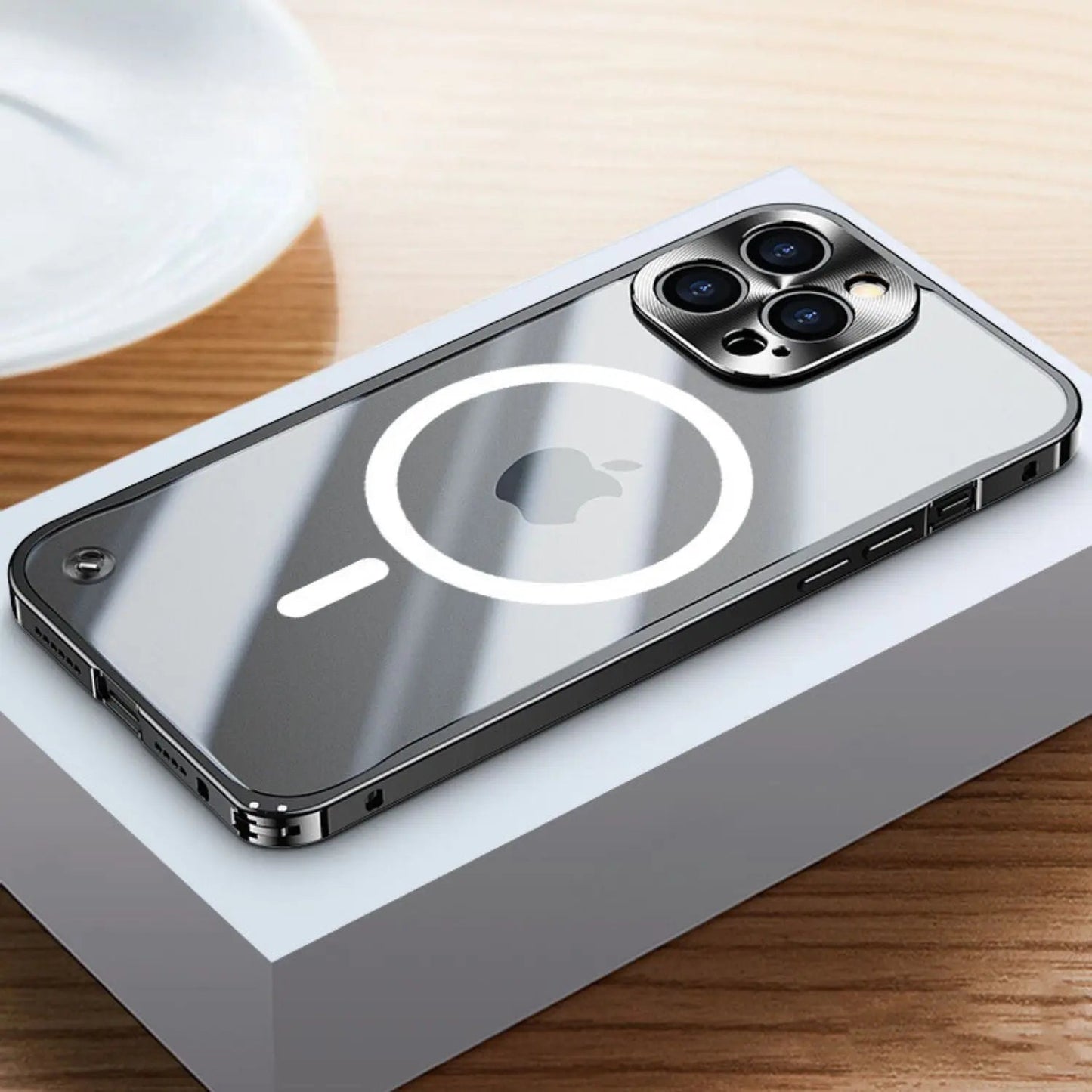 BowLift | Metal Luxury MagSafe Case for iPhone Pro Max - Slim and Stylish Design with Maximum Protection