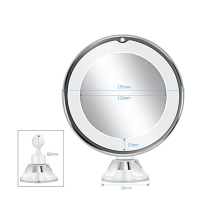 BowLift | Cosmetic mirror with lighting – LED makeup mirror with magnification function