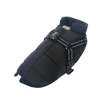 BowLift | All-Weather Insulated Dog Jacket with Built-in Harness