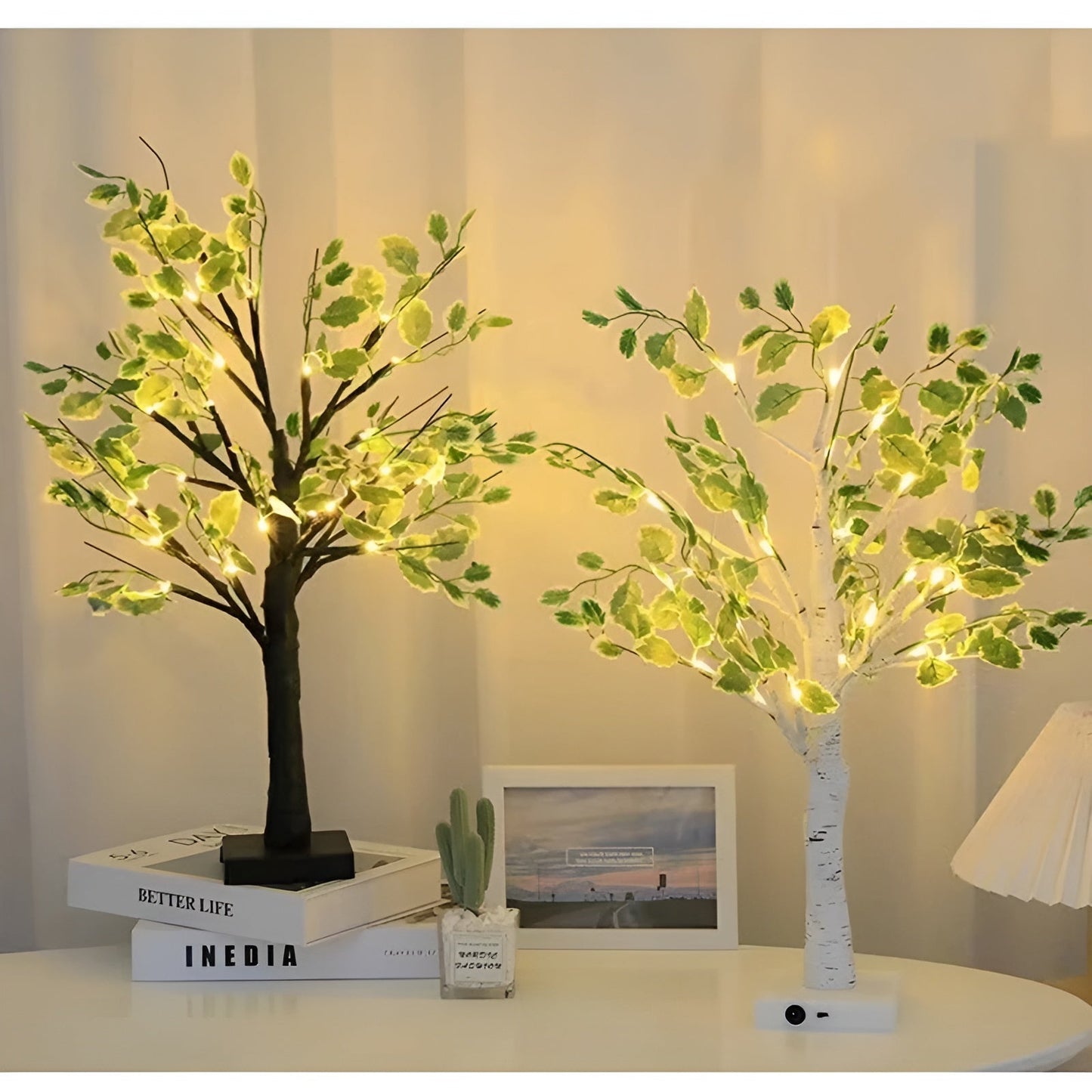 BowLift BrightTree Table Lamp — Enchanting Tree-Inspired Design with Cozy Warm LED Light
