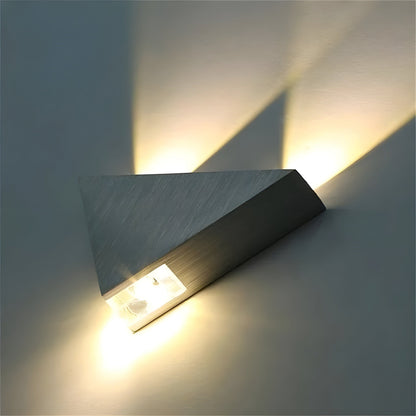 BowLift Light – Modern Triangle LED Wall Light for a Sleek Geometric Accent