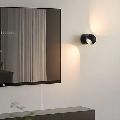 BowLift Light: Sleek, Modern Swivel Indoor Wall Lamp