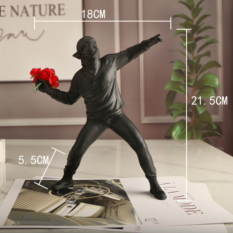 LZINA™ | Emrys - Banksy Flower Provocateur