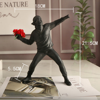 LZINA™ | Emrys - Banksy Flower Provocateur