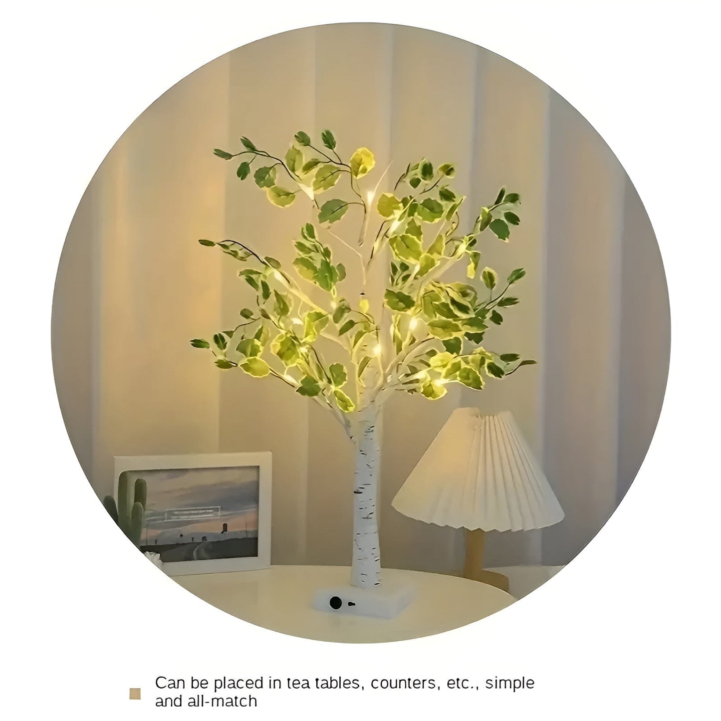 BowLift BrightTree Table Lamp — Enchanting Tree-Inspired Design with Cozy Warm LED Light