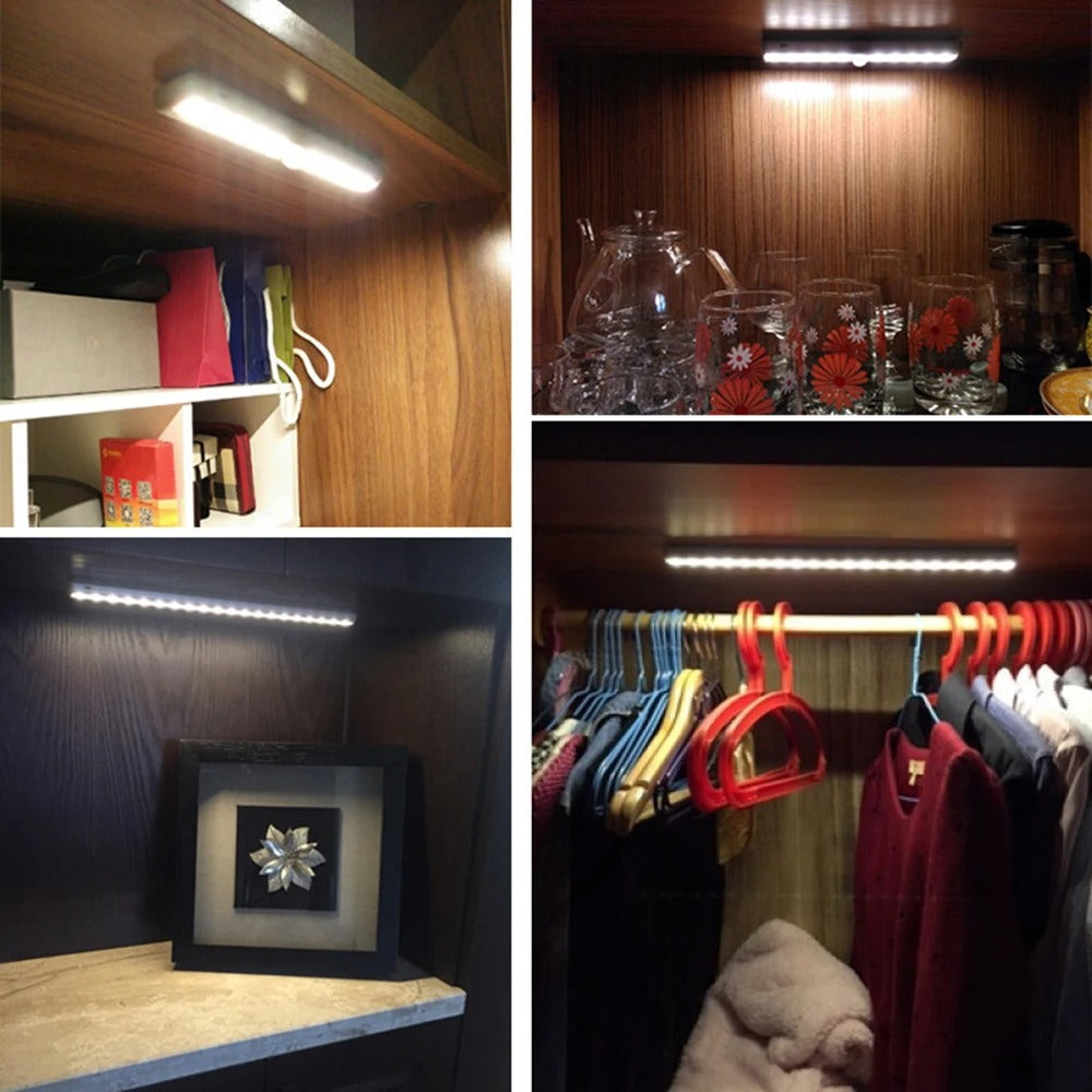 LZINA™ | Wireless LED Night Light | Motion-Sensing, Energy-Efficient & Ideal for Kitchens, Bedrooms, Hallways & Closets