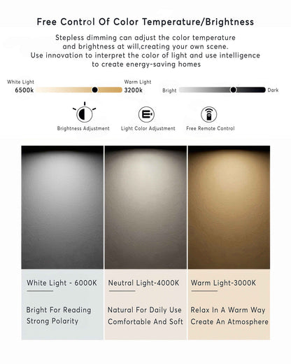 LZINA™ | Rotatable wall lamp with Nordic wood grain