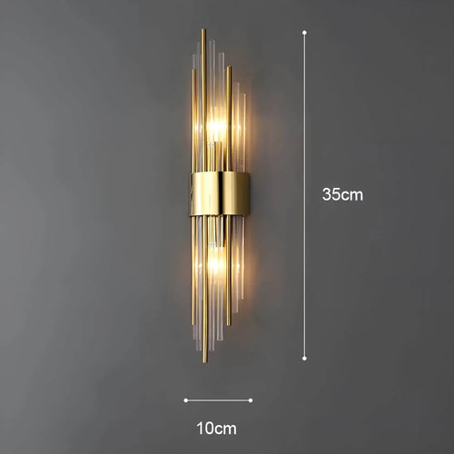 BowLift Crystal-Accented Wall Lamp – Elegant Decorative Lighting
