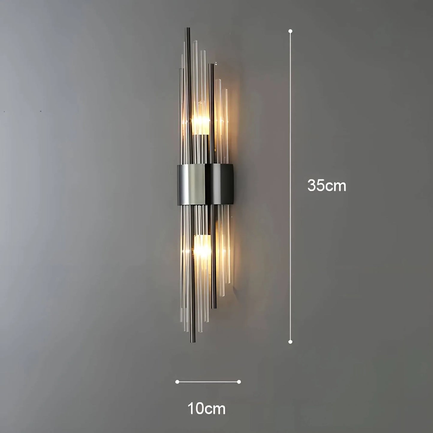 BowLift Crystal-Accented Wall Lamp – Elegant Decorative Lighting