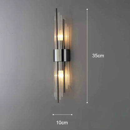 BowLift Crystal-Accented Wall Lamp – Elegant Decorative Lighting