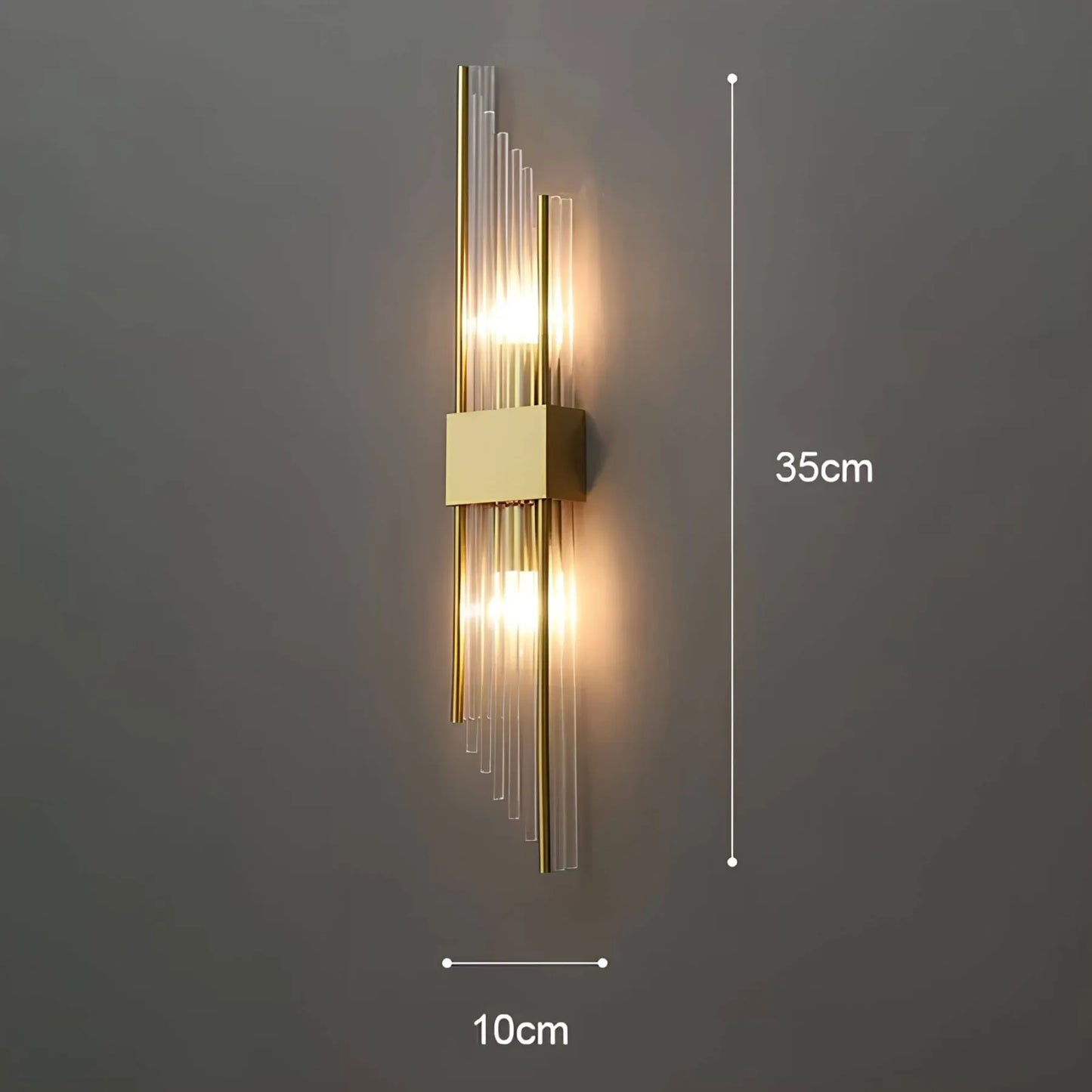 BowLift Crystal-Accented Wall Lamp – Elegant Decorative Lighting