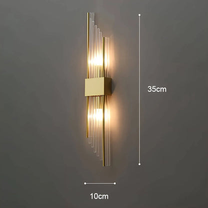 BowLift Crystal-Accented Wall Lamp – Elegant Decorative Lighting