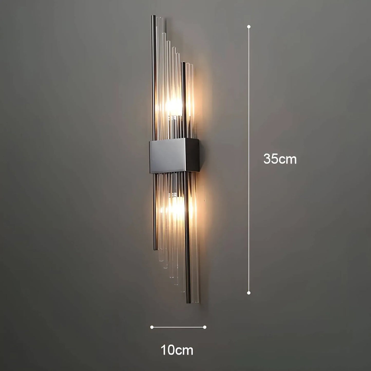 BowLift Crystal-Accented Wall Lamp – Elegant Decorative Lighting