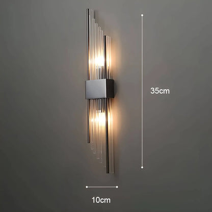 BowLift Crystal-Accented Wall Lamp – Elegant Decorative Lighting