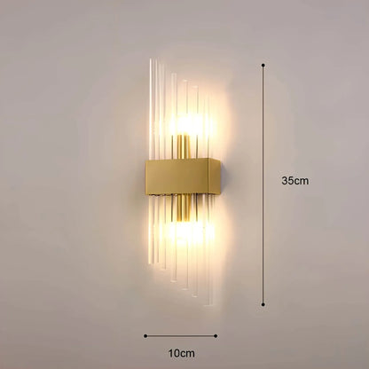 BowLift Crystal-Accented Wall Lamp – Elegant Decorative Lighting