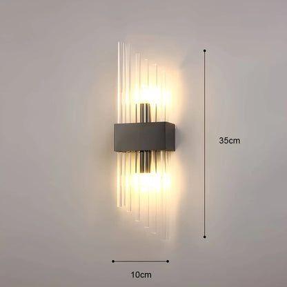 BowLift Crystal-Accented Wall Lamp – Elegant Decorative Lighting