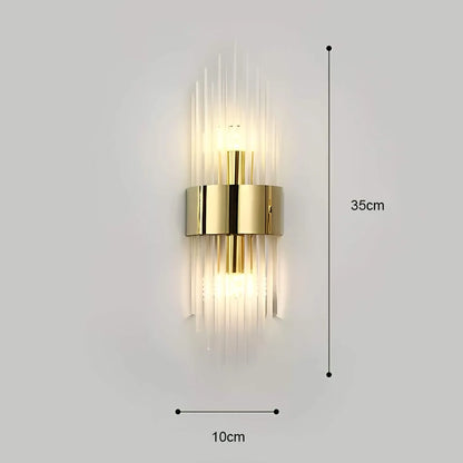 BowLift Crystal-Accented Wall Lamp – Elegant Decorative Lighting