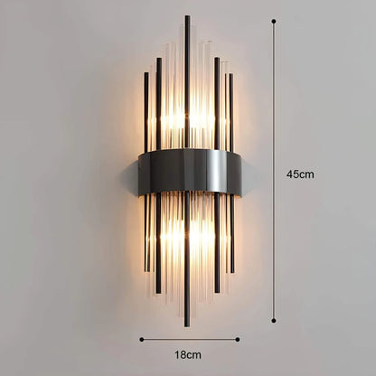 BowLift Crystal-Accented Wall Lamp – Elegant Decorative Lighting