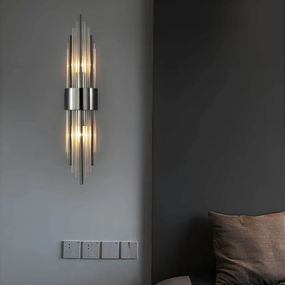 BowLift Crystal-Accented Wall Lamp – Elegant Decorative Lighting