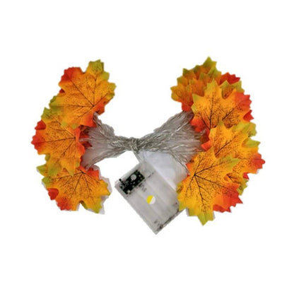 BowLift Maple Leaf Autumn String Lights - Warm Harvest Glow for Cozy Home Decor