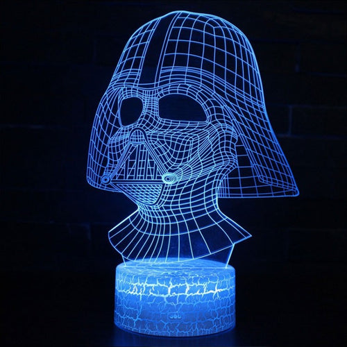 BowLift 3D LED Lamp - Darth Vader Helmet (Star Wars)