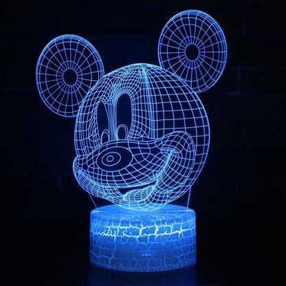 BowLift 3D Mickey Head Lamp