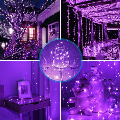 BowLift Solar-Powered Mini String Lights for Cozy Outdoor Ambiance