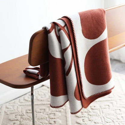 BowLift | Modern, Abstract Throw Blanket in Bohemian Style – Nordic Style Blanket, Bedspread, Coverlet