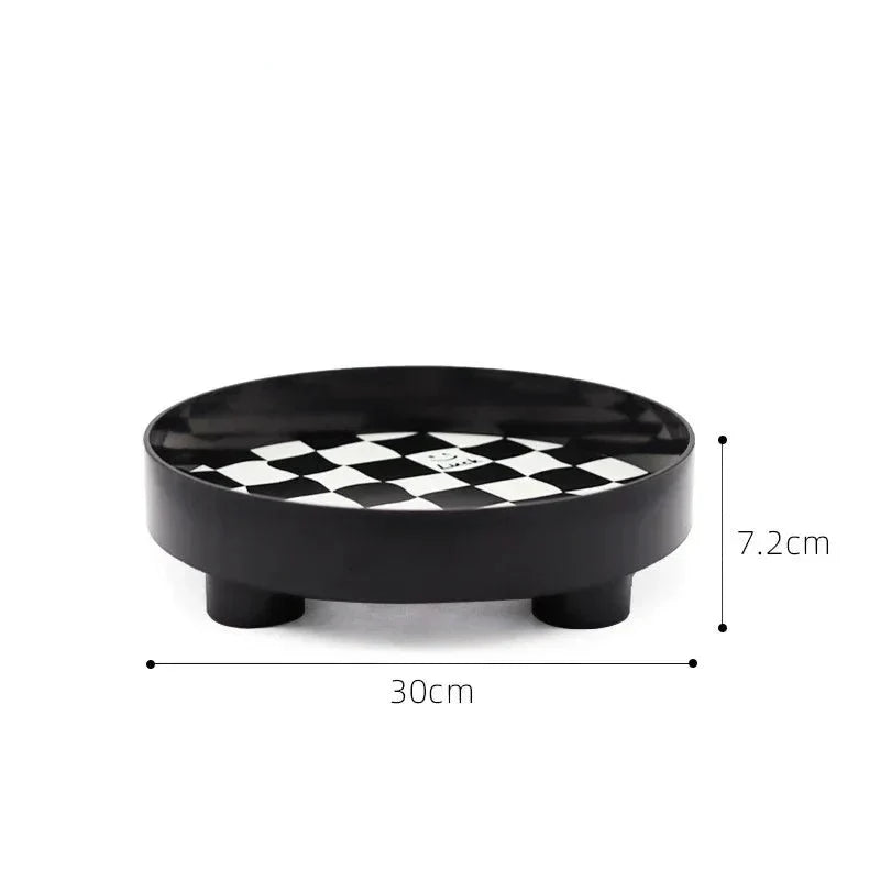BowLift | Monochrome Chessboard Storage Tray
