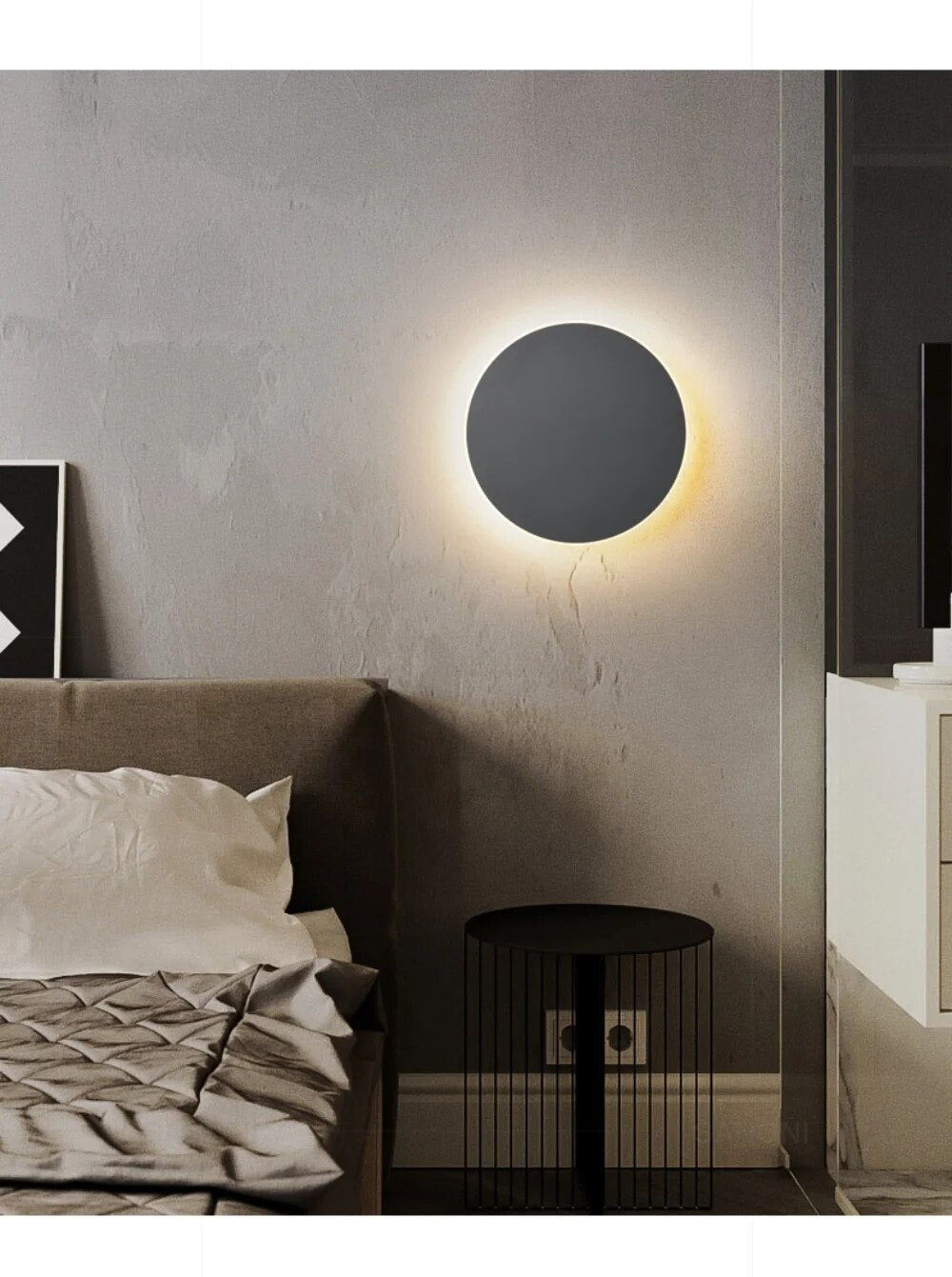 BowLift Sleeksphere Round LED Wall Light — Modern Circular Illumination for Walls