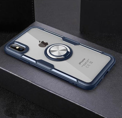 BowLift | Magnetic Ring Carbon Fiber iPhone Case