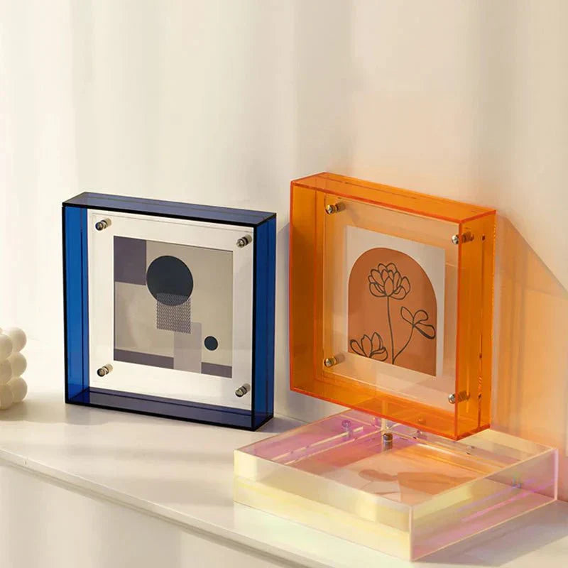 LZINA™ | Neon Acrylic Floating Picture Frame