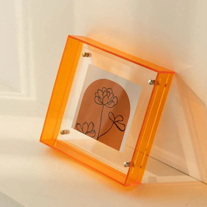 LZINA™ | Neon Acrylic Floating Picture Frame