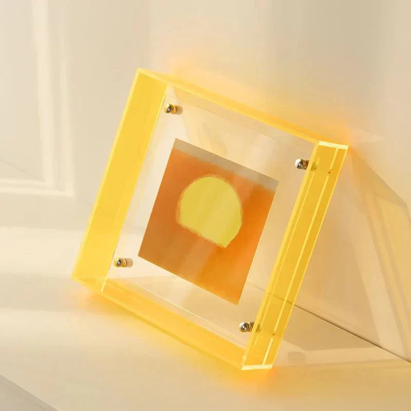 LZINA™ | Neon Acrylic Floating Picture Frame
