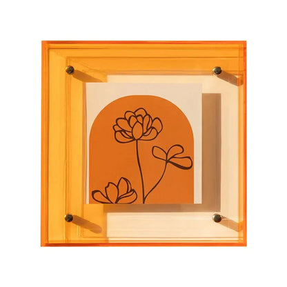 LZINA™ | Neon Acrylic Floating Picture Frame