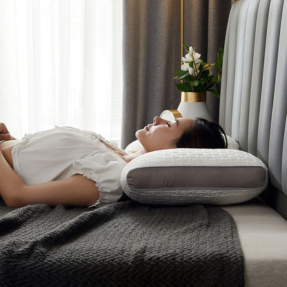 BowLift | Hybrid Pillow for Back and Side Sleepers - Neck and Shoulder Support Pillow