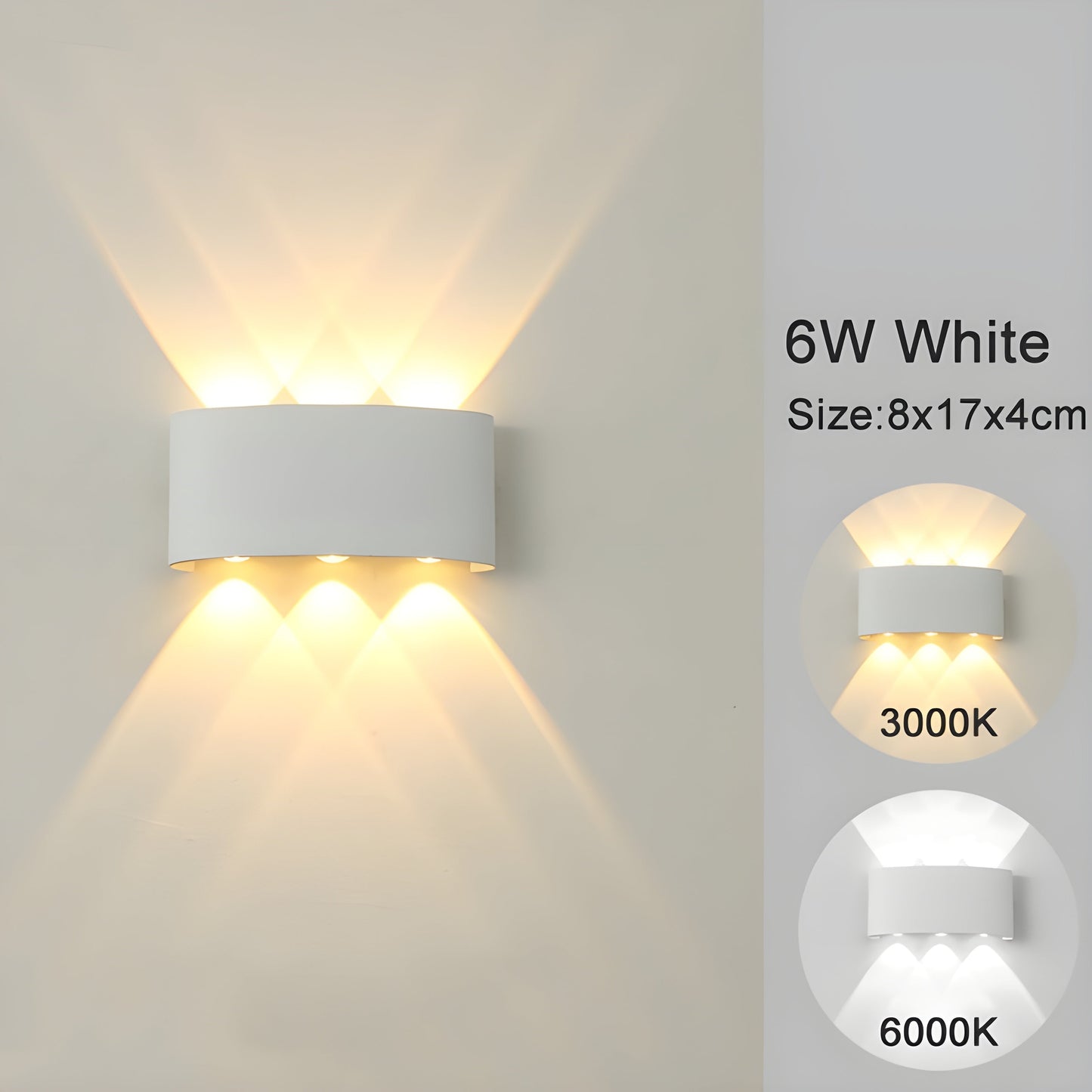 BowLift LED Wall-Mounted Lights – Versatile Indoor & Outdoor Illumination
