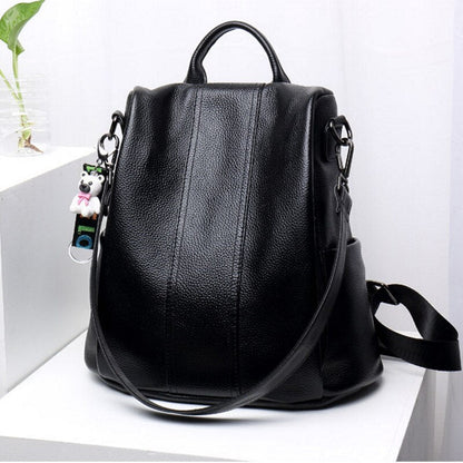 BowLift | Theft-resistant leather backpack