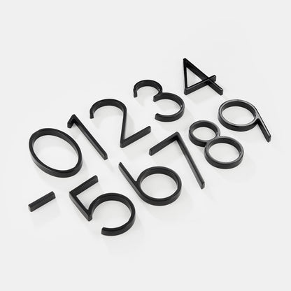 LZINA™ | Black House Numbers | Modern and Weatherproof House Decoration