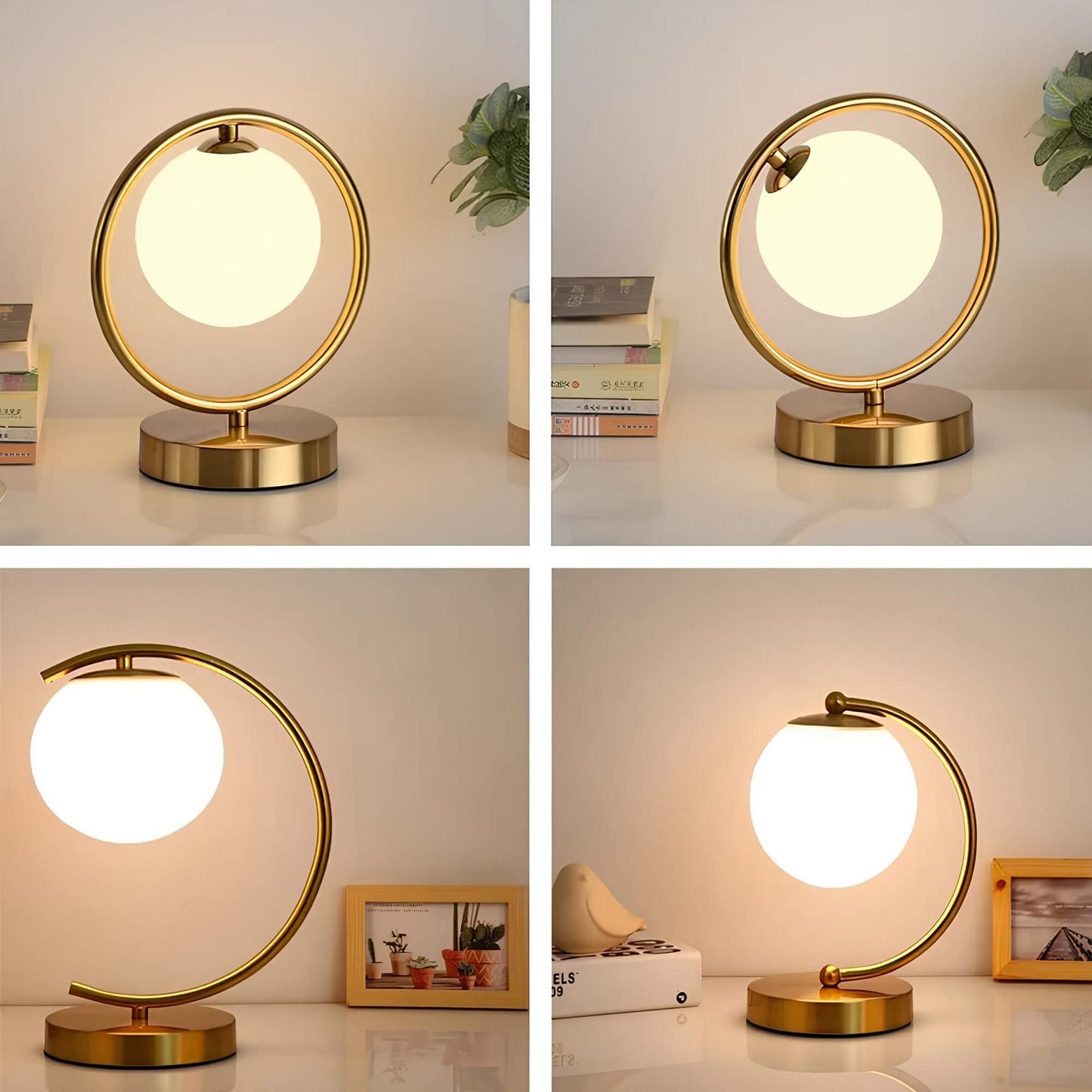 BowLift Glass Table Lamp - Elegant, Modern Lighting Accent